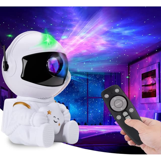 Astronaut Night Light / Galaxy Lampe med fjernkontroll - Nepula Starry Sky Projector