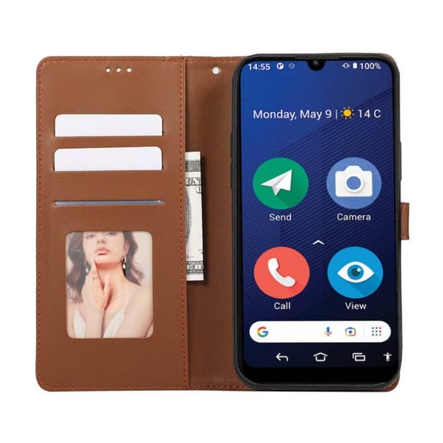 Blush mobilcover 3-kort Doro 8210 - Rusty Bronze