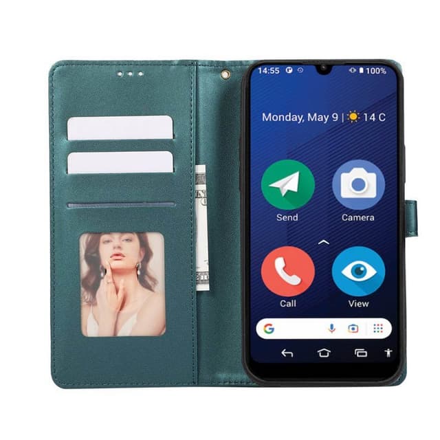Blush mobilcover 3-kort Doro 8210 - Forest Green