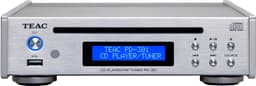 Teac PD-301DAB-X CD-spiller og FM/DAB-tuner (sølv)