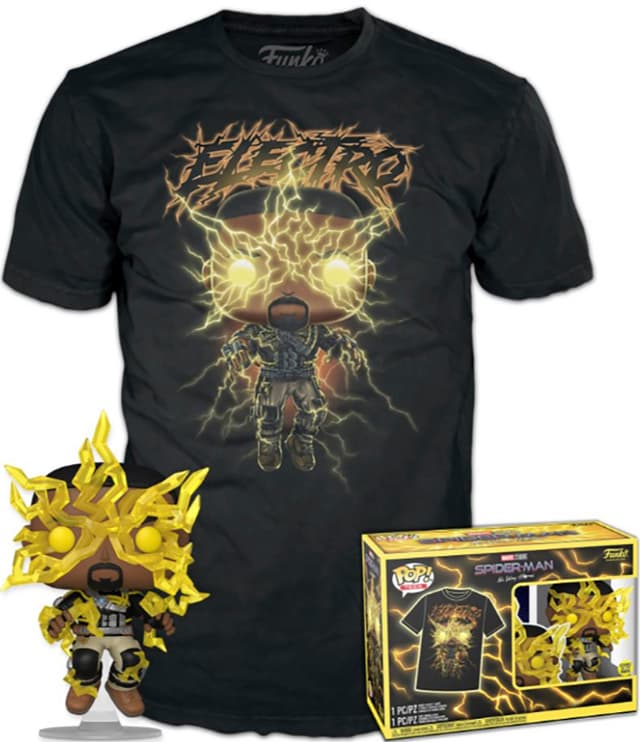 Funko Marvel Studios actionfigur og T-shirt-sæt (Spiderman)
