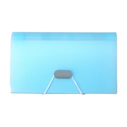 Folder Organizer Papir File Organizer Harmonika Fil Sortering Fil Pose Binder Blå
