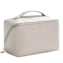 Rummelig toilet-/sminketaske Beige