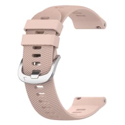 Kellonranneke yhteensopiva Garmin D2 Air X10(43mm), Garmin Bounce, Garmin Active5 Harmaa Pink