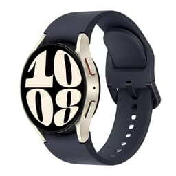 Myke silikonklokkeremmer erstatningsreim for Samsung Galaxy Watch 6 Sort