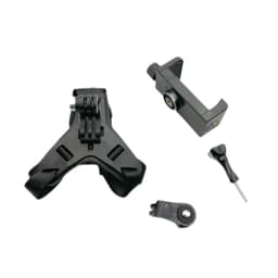 Motorcykelhjelm Chin Mount Kits til GoPro Hero 9/8/7/6, Sargo, Xiaomi Yi, DJI Sort