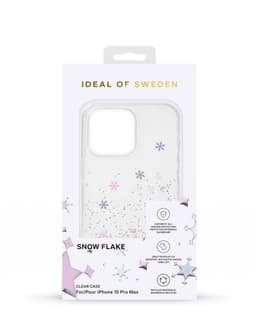 Clear Case iPhone 15 Pro Max Snowflake