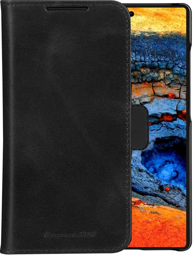 Dbramante1928 Lynge Samsung Galaxy S25 Ultra lommebokdeksel (sort)