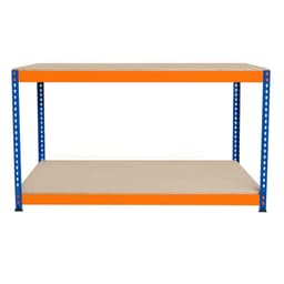 Arbetsbänk S-Rax med 2 nivåer - 150cm x 60cm x 90cm