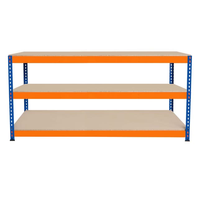 Arbetsbänk S-Rax med 3 nivåer - 180cm x 60cm x 90cm