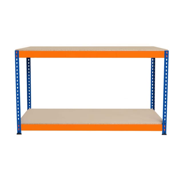 Arbetsbänk S-Rax med 2 nivåer - 150cm x 45cm x 90cm
