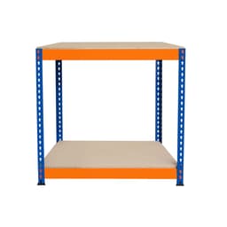 Arbetsbänk S-Rax med 2 nivåer - 90cm x 45cm x 90cm