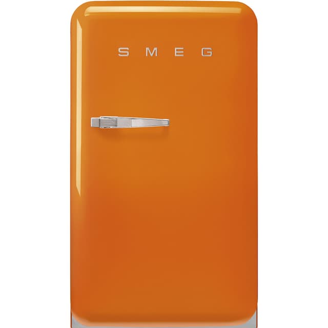 Smeg 50's style kjøleskap med fryser FAB10ROR6 (oransje)