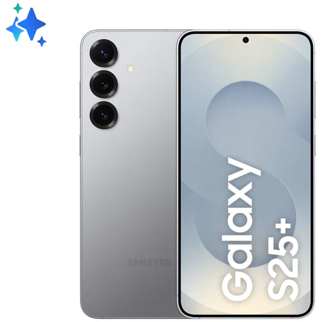 Samsung Galaxy S25+ 5G älypuhelin 12/256 GB (Silver Shadow)
