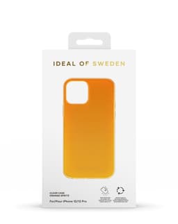 Clear Case iPhone 12 / 12 Pro Orange Spritz