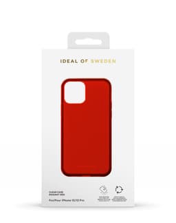 Clear Case iPhone 12 / 12 Pro Radiant Red