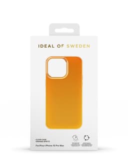 Clear Case iPhone 15 Pro Max Orange Spritz
