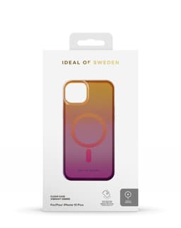 Clear Case MagSafe iPhone 15 Plus Vibrant Ombre
