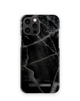 Printed Case iPhone 12 Pro Max Black Thunder Marble