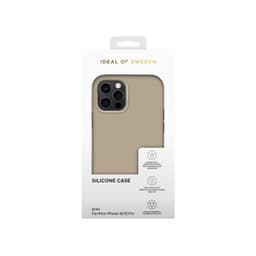 Silicone Case iPhone 12 / 12 Pro Beige