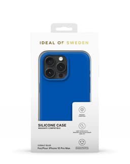 Silicone Case MagSafe iPhone 15 Pro Max Cobalt Blue