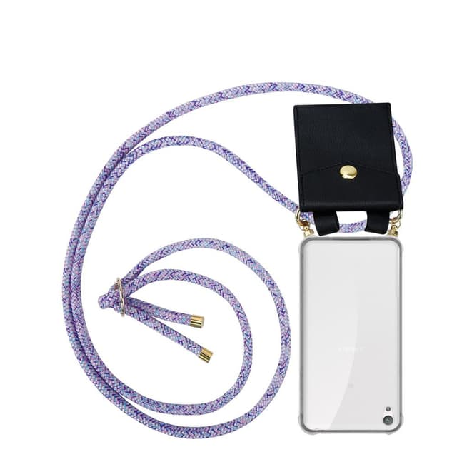 Sony Xperia E5 Skal Fodral Kedja (Lila)