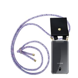 Samsung Galaxy J7 2018 Skal Fodral Kedja (Lila)