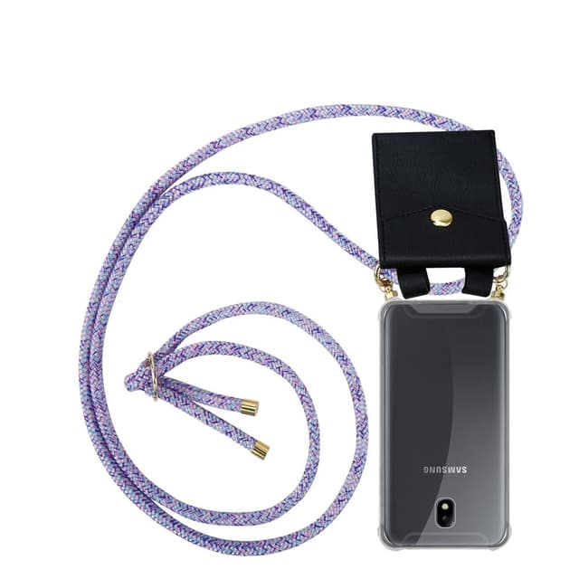Samsung Galaxy J7 2018 Skal Fodral Kedja (Lila)