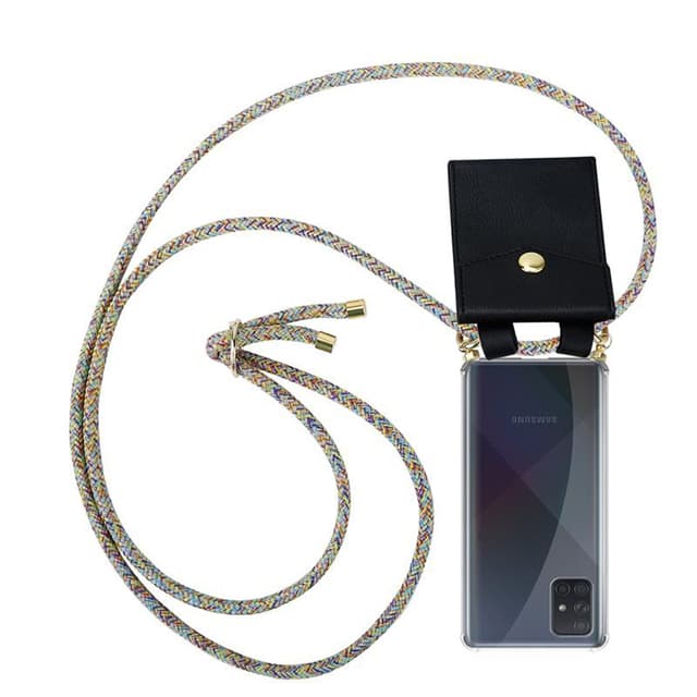 Samsung Galaxy A71 5G Skal Fodral Kedja (Gul)