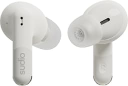 Sudio D1 helt trådløse in-ear ørepropper (hvit)