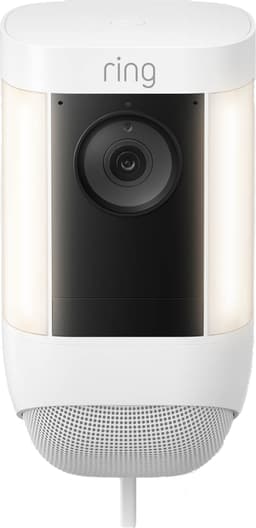 Ring Spotlight Cam Pro sikkerhetskamera (hvit/plug-in)