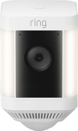 Ring Spotlight Cam Plus säkerhetskamera (vit/batteri)