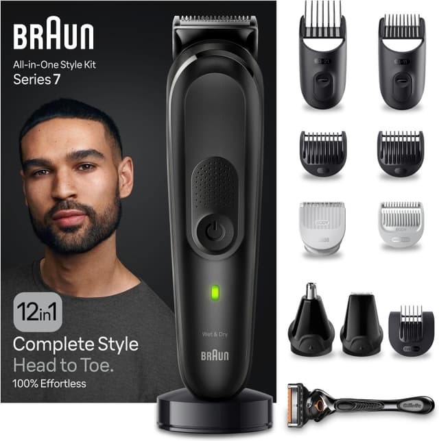 Braun All in One Serie 7 MGK7460 12-i-1 -skägg- och kroppstrimmer