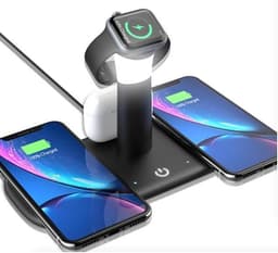 Nattlys med trådløs lader