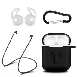 Silikon-kit till Airpods, Silikonfodral, Strap, Silikonsnäckor, Karbinhake, Svar