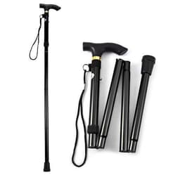 Walking stick, Black, Aluminium