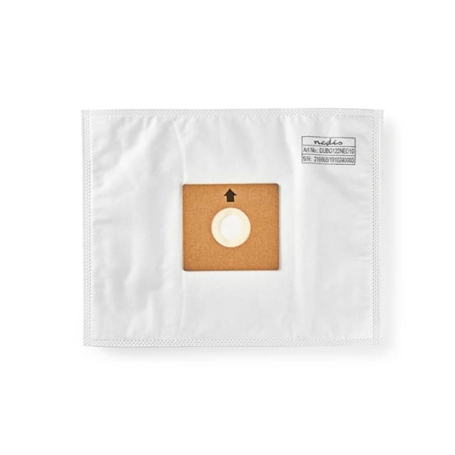 Nedis Støvsugepose- | 10 stk. | Syntetisk | Mest solgt for: Nedis® VCBG500 / VCBG550-Series | Hvit