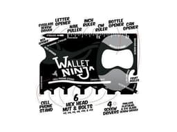 Wallet Ninja - multiverktøy i lommeformat med 18 funksjoner