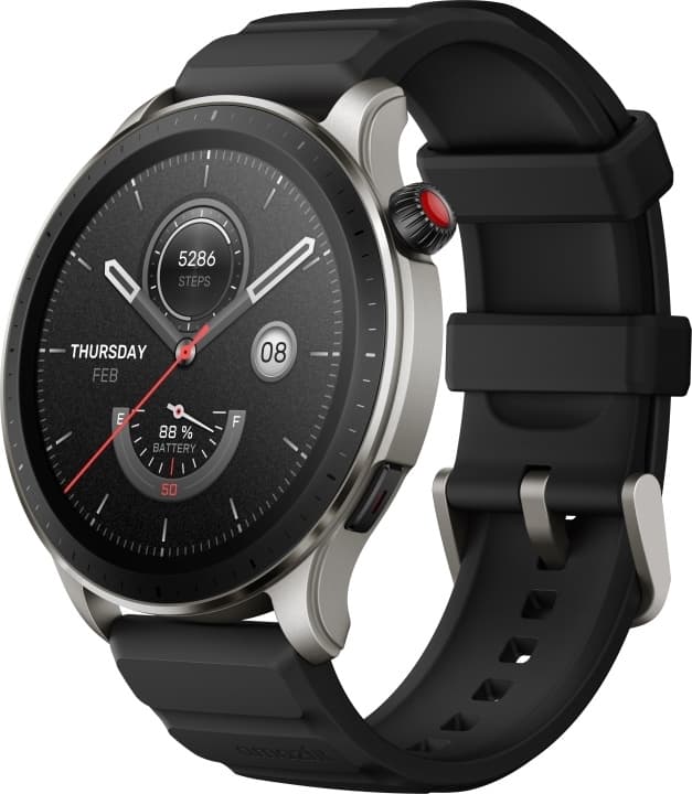 Amazfit GTR 4 -älykello, Superspeed Black