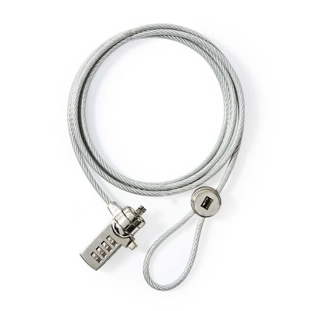 Nedis Notebook Lås | Låstyp: Siffra | 1.80 m | Zinc Alloy