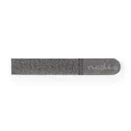 Nedis Hook og Loop Cable Binder | Plastpose | Grå | 10 stk