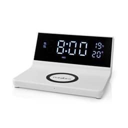 Nedis Trådlös laddare för Väckarklocka | Qi certifierad | 5 / 7.5 / 10 / 15 W | USB A-Hane | 2 Larmtider | Snooze-funktion