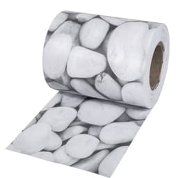 Pvc strimler balkongbeskyttelse - 35 m,marmor grus