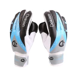 Pustende profesjonelle fotballkeeperhansker med fingerbeskyttelse L