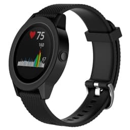 Kellonranneke yhteensopiva Garmin VivoActive 3/Move/Forerunner (20 mm) TPU Musta