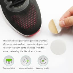 Lagningslappar för skoreparation 6 st Svart