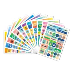 12 Sheets kuukausisuunnittelija tarra kalenterin suunnitteluun päiväkirjaa scrapbooking