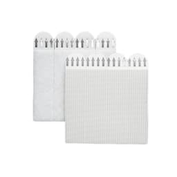 12 par kraftige velcrobånd / pinde til vægmontering Hvid 2 x 4.6 cm