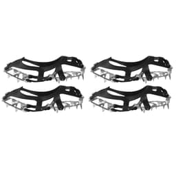 1 par skridsikre 18 tænder stegjern issnyde, isgribere til klatregang Sort M / 34-40