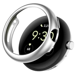 PC halv-pack beskyttende etui til Google Pixel Watch Sølv